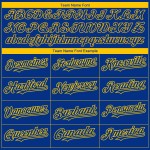 Maillot de baseball personnalisé 3D authentique des Los Angeles, édition jaune délavée, Royal City
