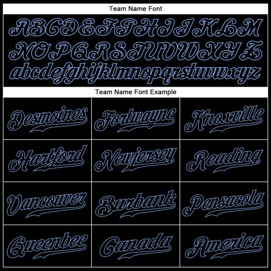 Maillot de baseball personnalisé noir et bleu clair, motif 3D authentique graffiti Maillot de baseball personnalisé noir et bleu clair, motif 3D authentique graffiti