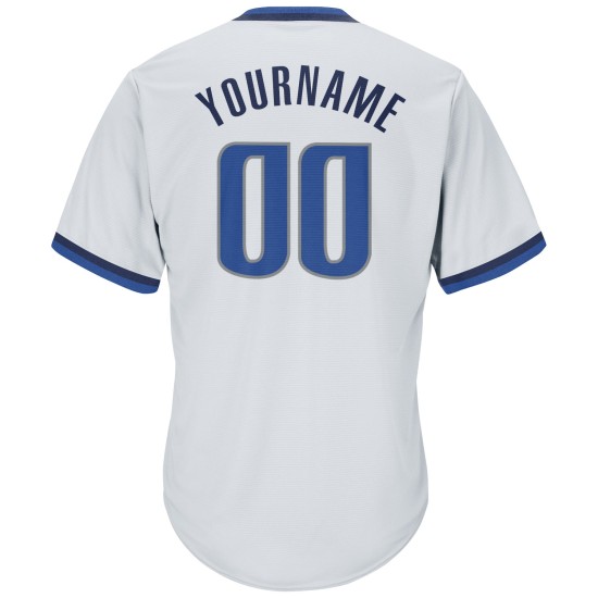 Maillot de baseball côtelé bleu marine, authentique et personnalisé, blanc rétro Maillot de baseball côtelé bleu marine, authentique et personnalisé, blanc rétro