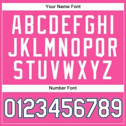 Maillot de baseball bleu sans manches rose authentique personnalisé blanc clair